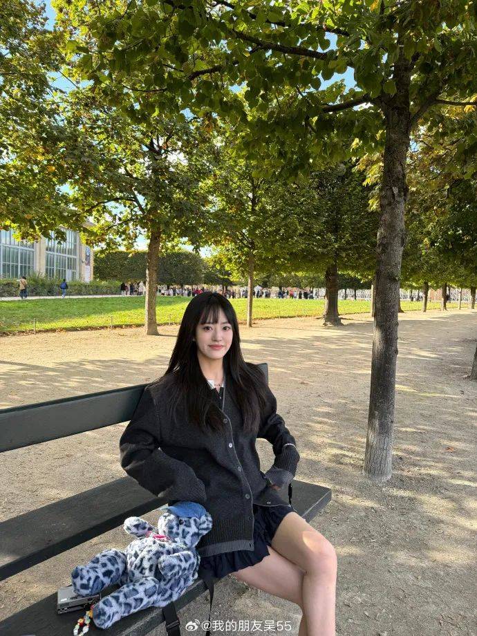 jackeylove女友五五晒照:秋游time ​​​