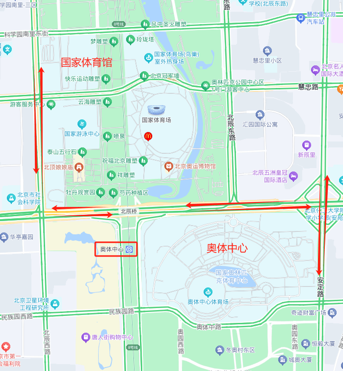 奥体中心及国家体育馆周边热点道路/市交管局供图2024-2025赛季的cba