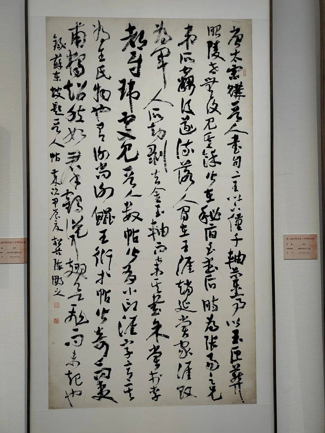 重磅:第八届中国书法兰亭奖在绍兴开幕(附获奖书法作品)