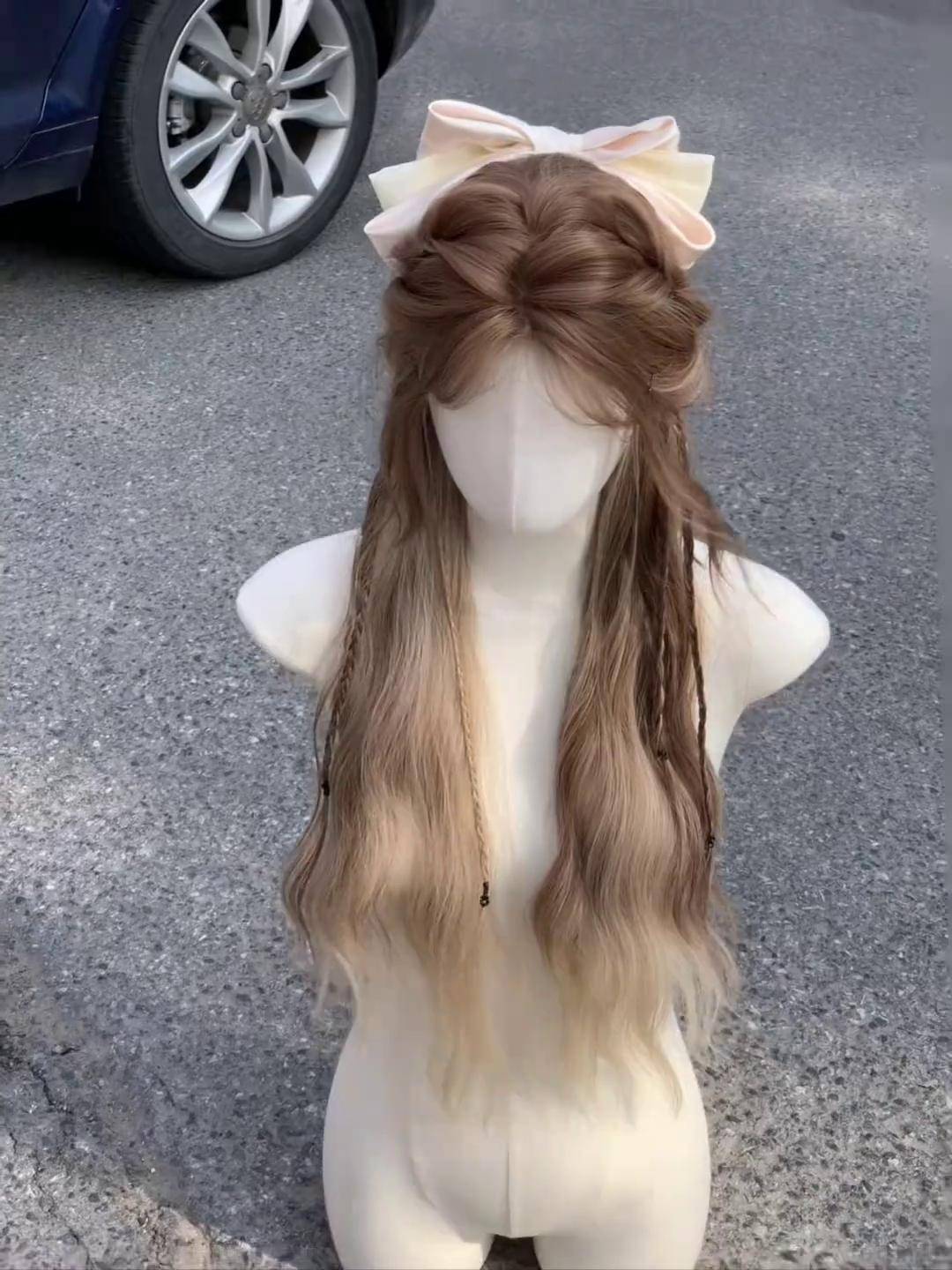 这是哪位小公主的发型发型 假发 卷发