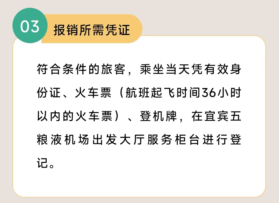宜宾的二等座车票，不能中转不能分段购票。另外需在36小时内转乘飞机。