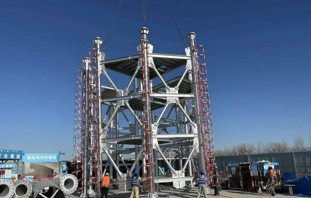 在一线 | 宁夏电视塔项目:挺立苍穹映云霞!