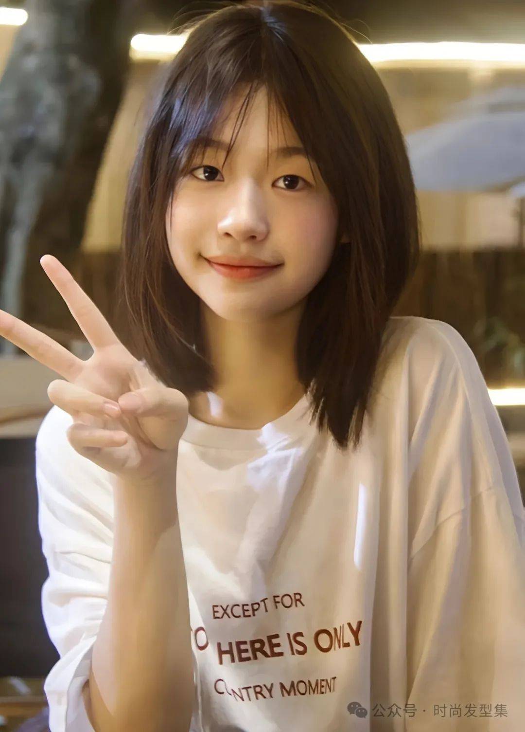 少年感短发肉肉的脸也好看