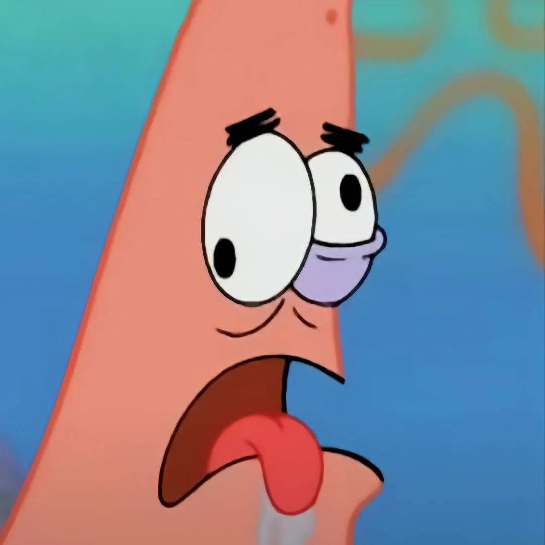 派大星怒吼表情包,抽象的派大星表情包大全