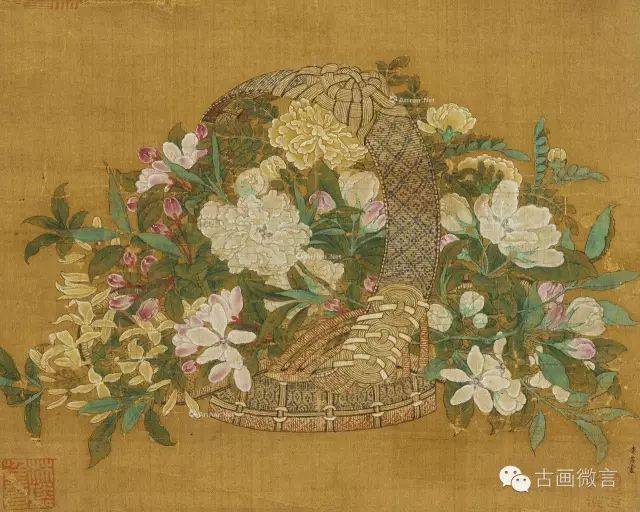 宋 李嵩 「花籃」 へのオマージュ 宋 李嵩 「花籃」 へのオマージュ (觸碰歷史Touching History