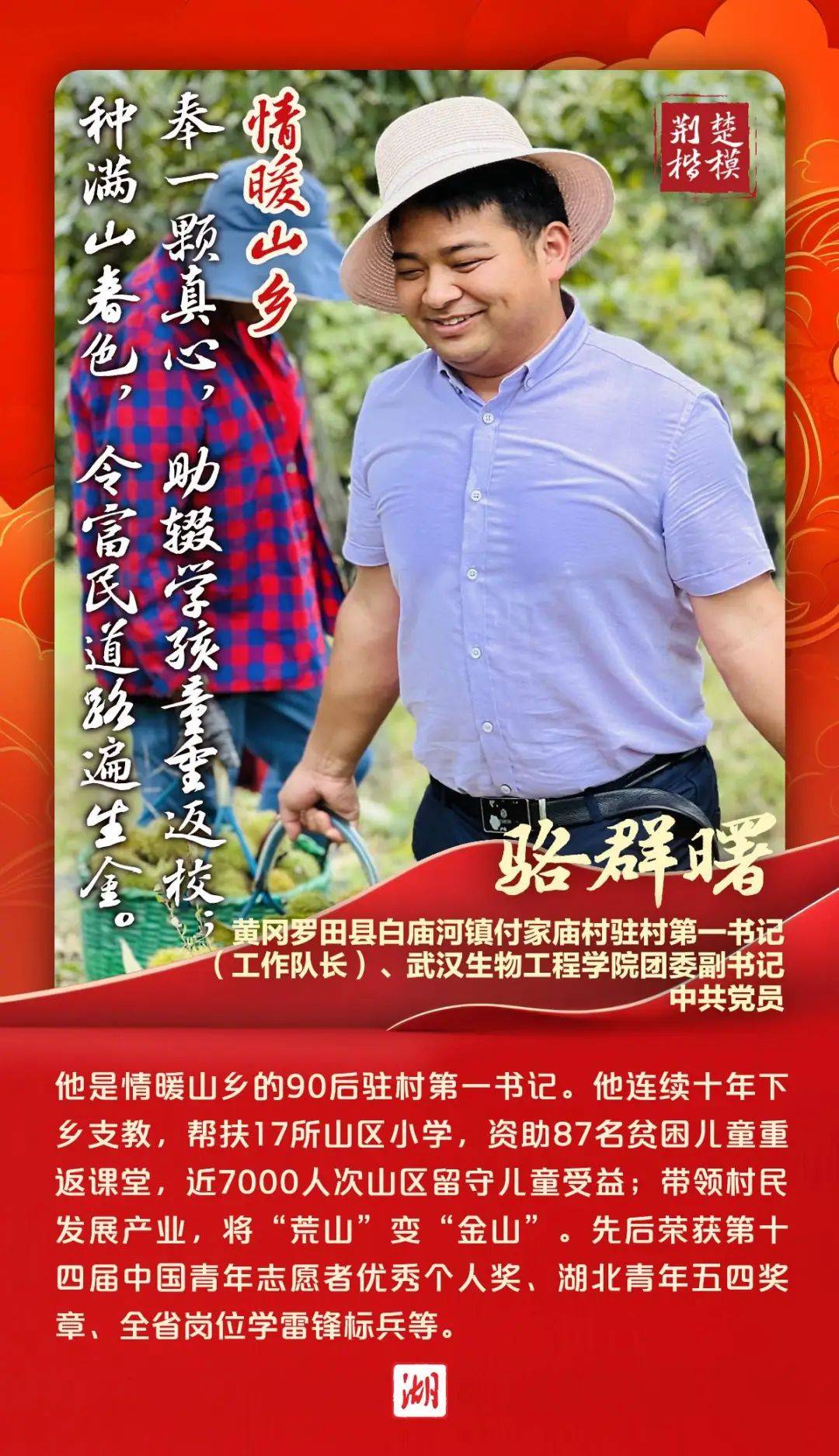 追寻“榜样之光”！2024年第三季度荆楚楷模人物事迹撷英