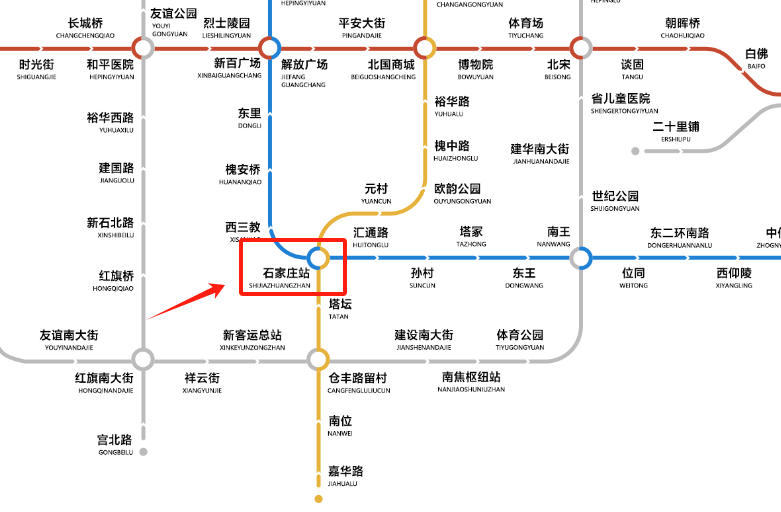 石家庄高铁站内部地图图片