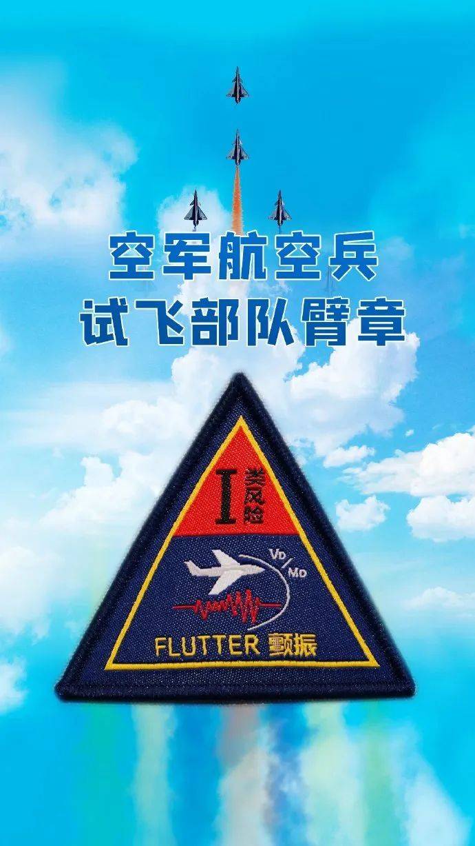 试飞部队臂章,转发收藏!