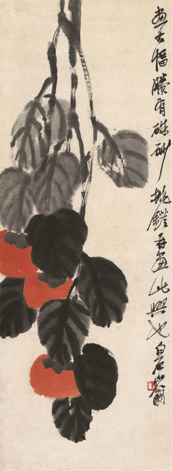 齐白石画笔下的秋色,热烈浪漫!