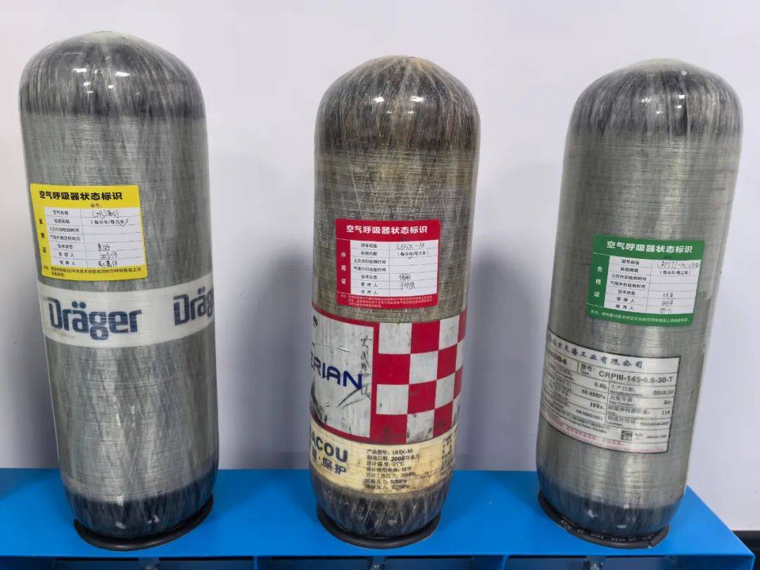 石嘴山市消防救援支队集中开展空气呼吸器气瓶检测鉴定工作