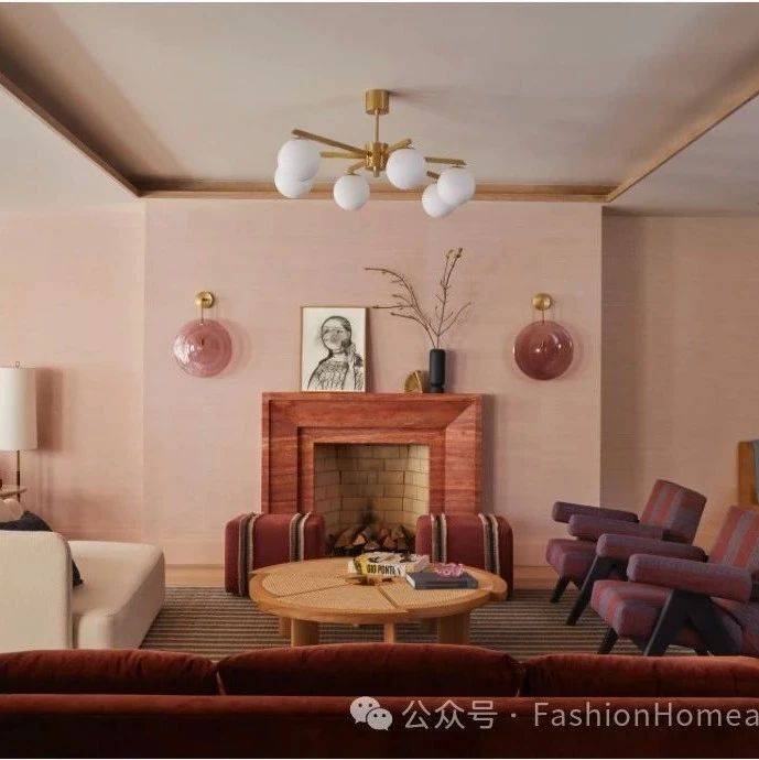 100个彩色的家！有一间超大粉色客厅的家#fashion空间_搜狐网