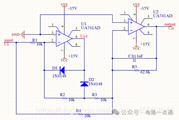 ua741运算放大器电路图图片