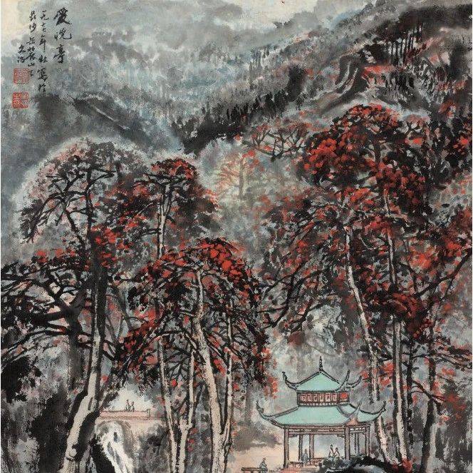 宋文治的画（高清80图）_cm_纸本_馆藏