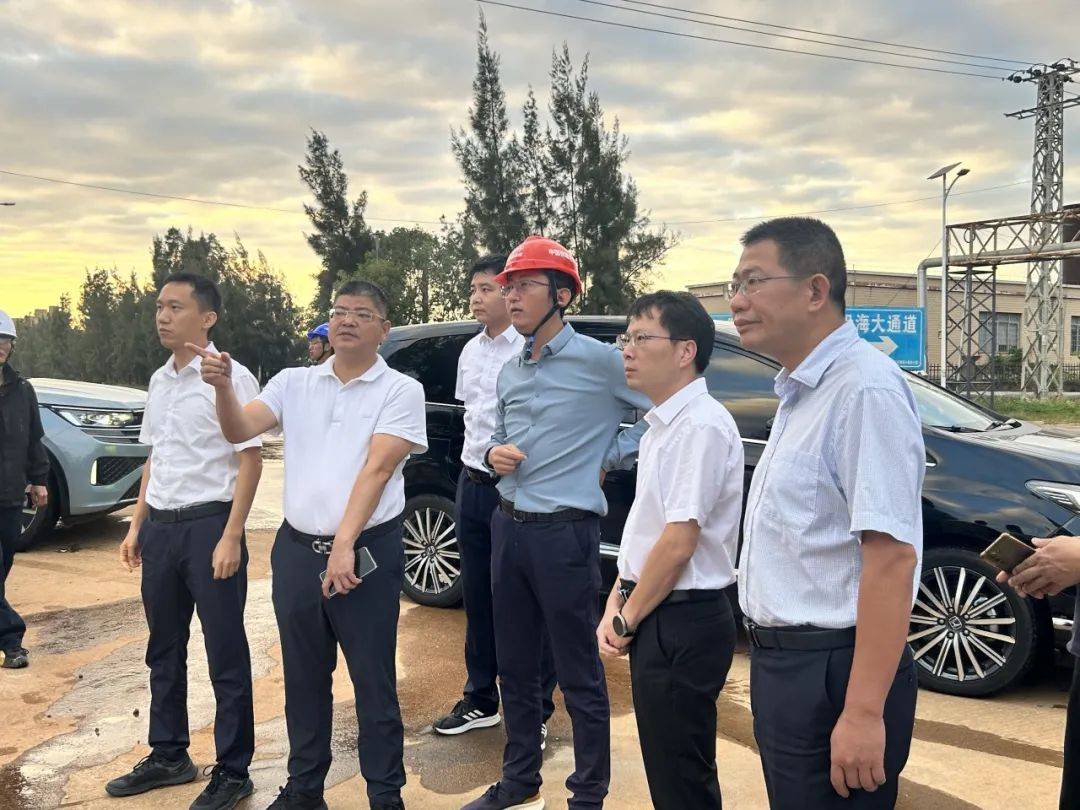 11月7日,漳浦县副县长林晖,漳州交通集团党委委员,副总经理陈连升