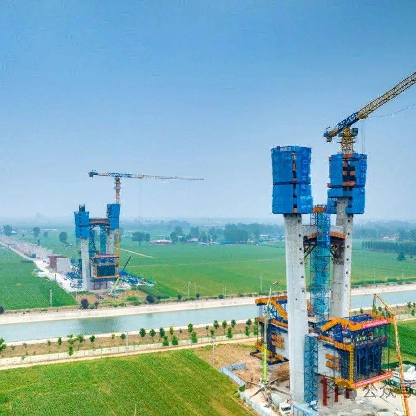 雄商高铁枣强特大桥“千吨级”箱梁架设成功,施工进度加速!_项目_中铁三局_衡水