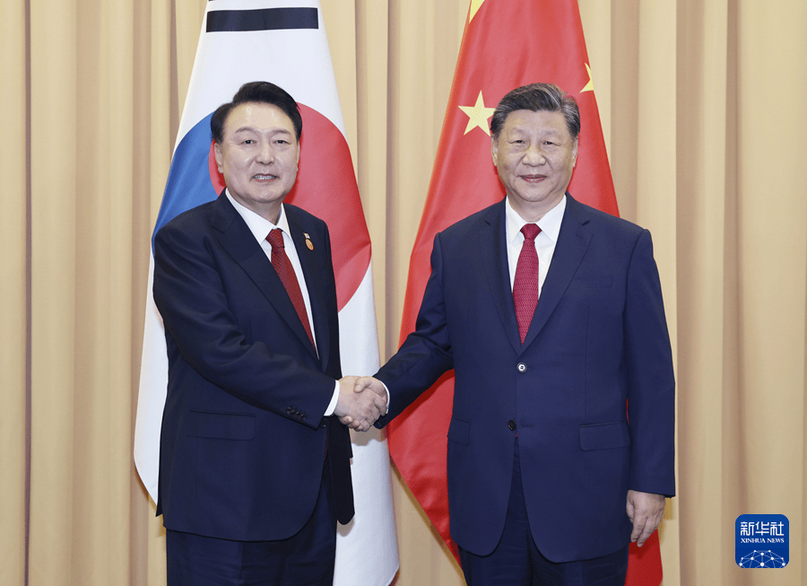 习近平会见尹锡悦 习近平会见尹锡悦