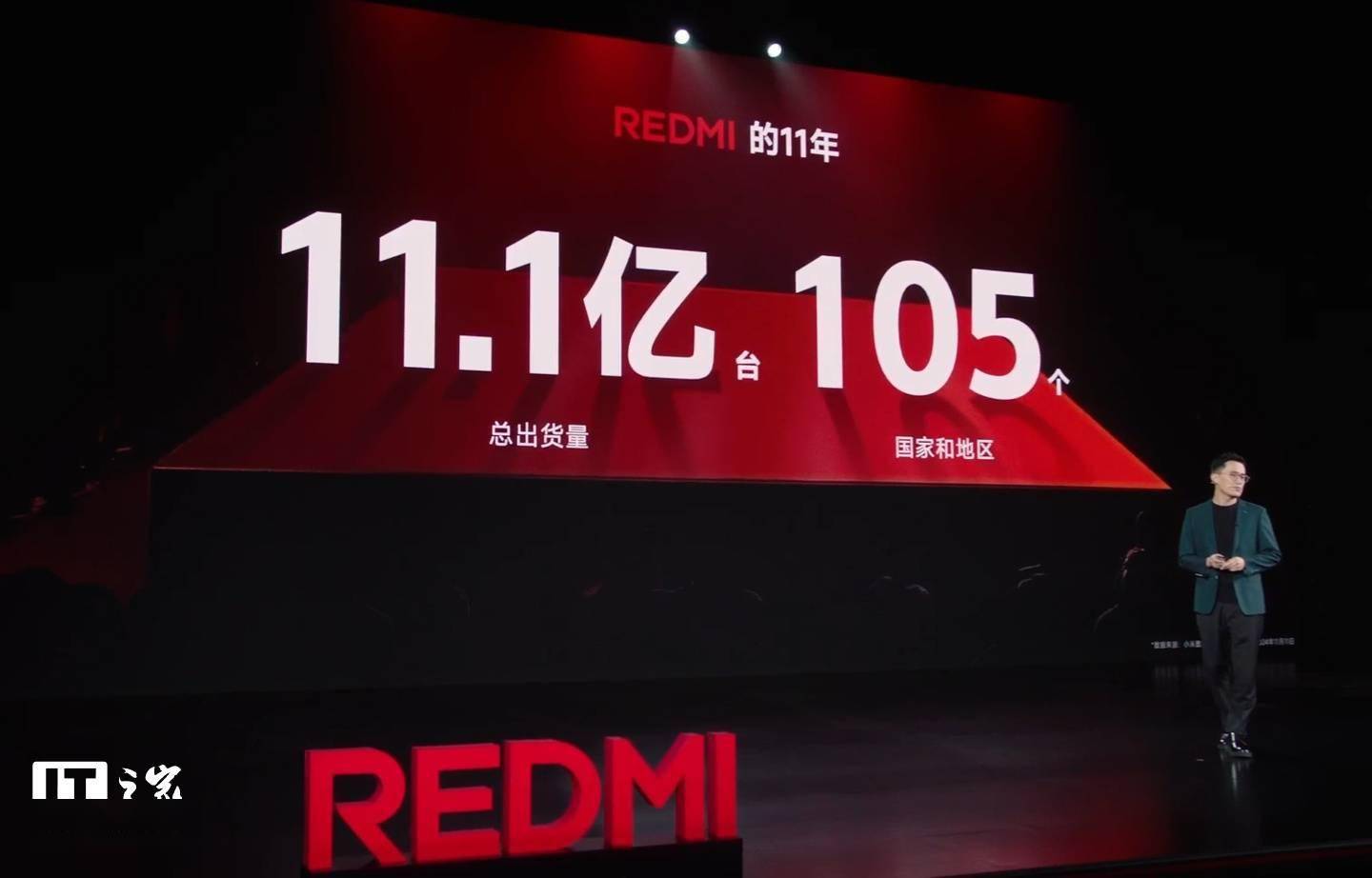 小米王腾：REDMI 手机 11 年总出货量突破 11.1 亿台