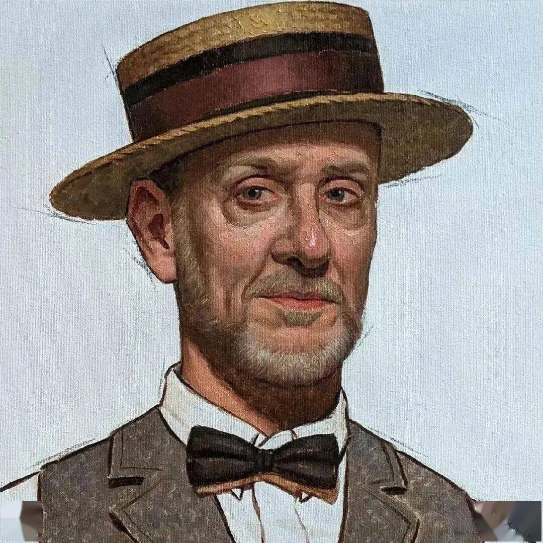 细腻传神的油画人物头像