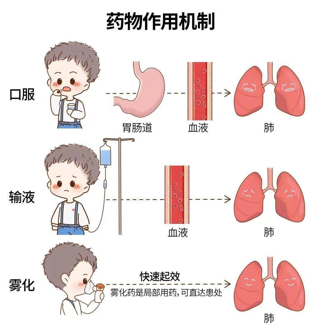 雾化吸入简易流程图图片