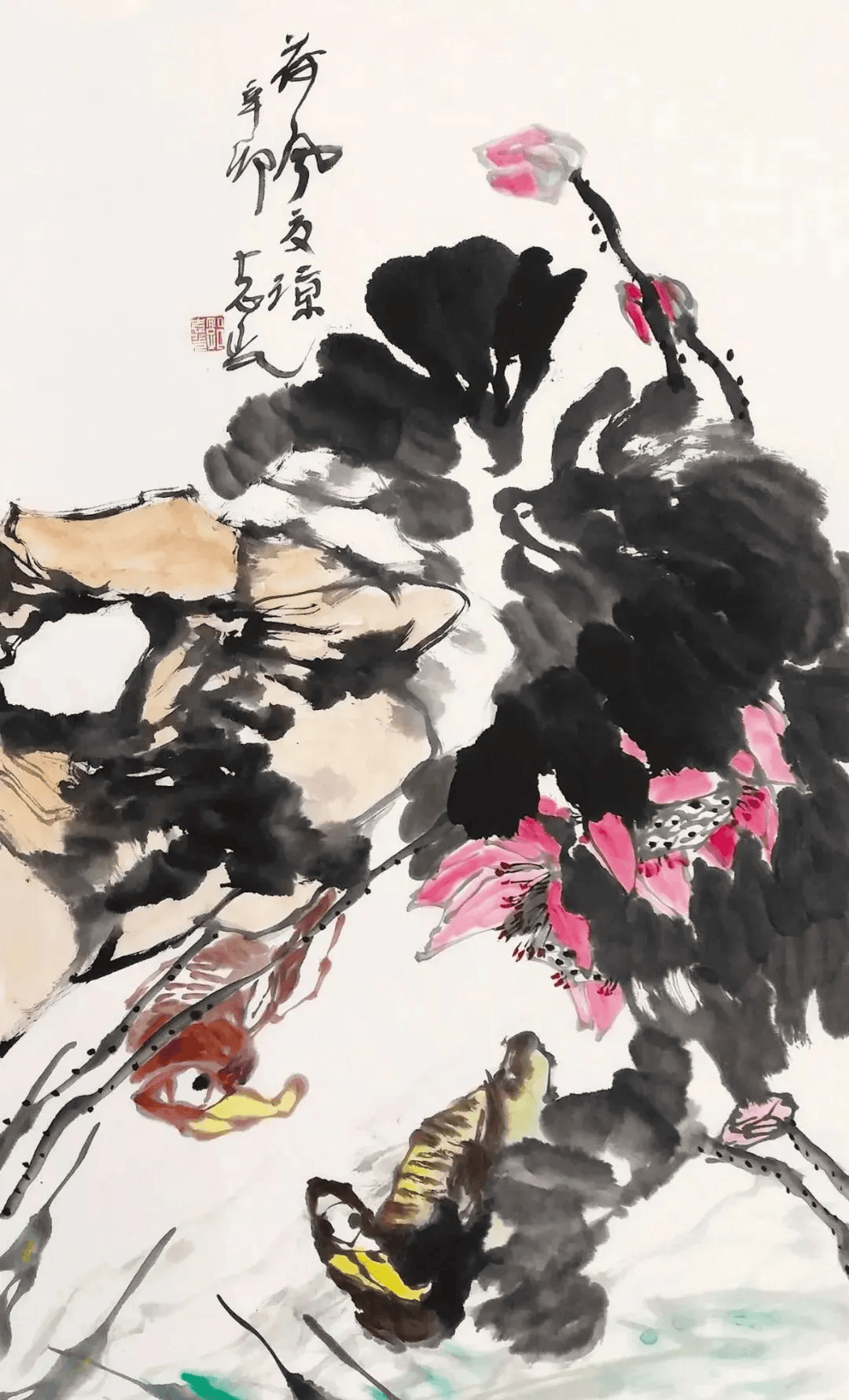 看他的花鸟作品,真是极大享受,畅快!