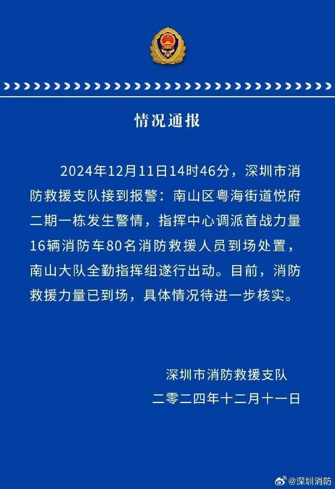 深圳湾悦府二期发生爆炸：房价超19万/平、物业费11.8元/月/平
