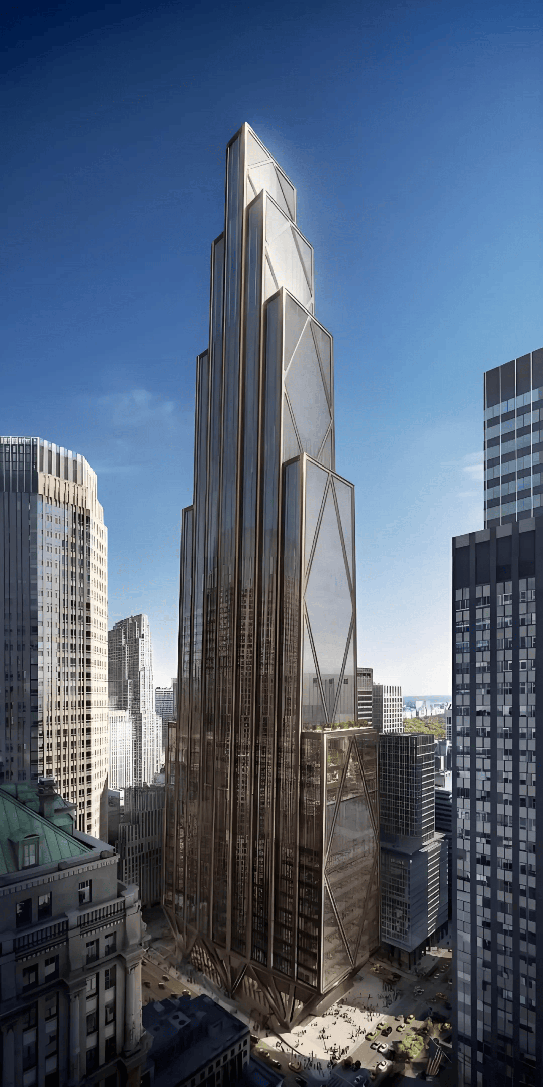 423米！全球在建最高银行总部大楼，摩根大通全球总部！_搜狐网