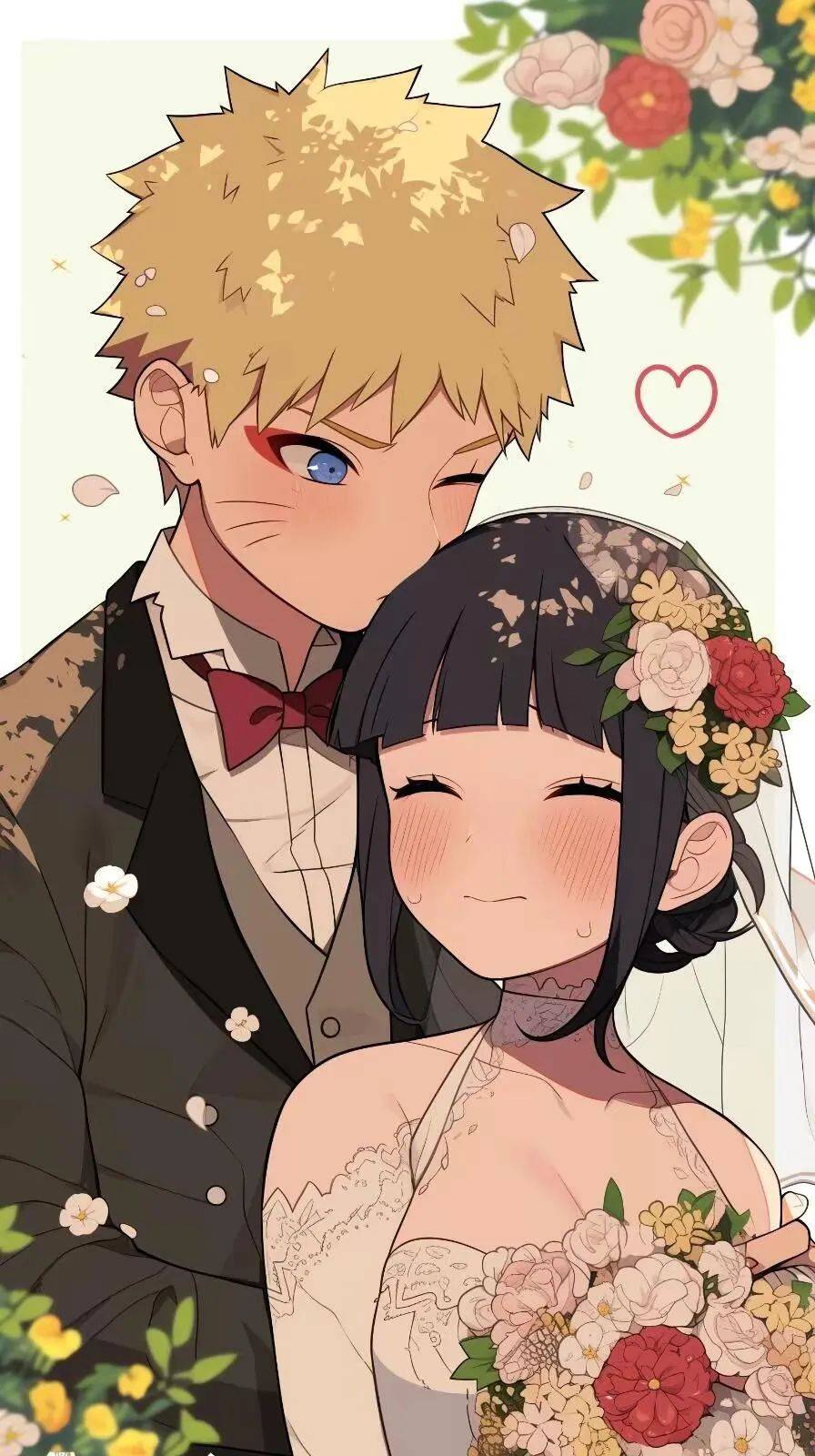 火影忍者,鸣人雏田婚礼,真是让人心生羡慕啊