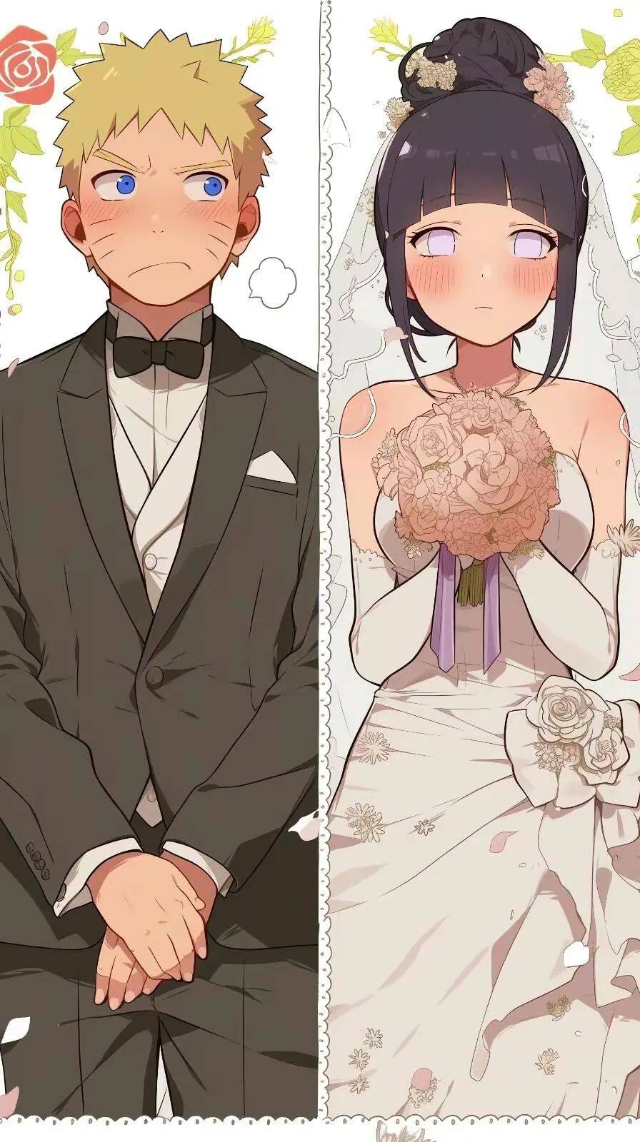 火影忍者,鸣人雏田婚礼,真是让人心生羡慕啊