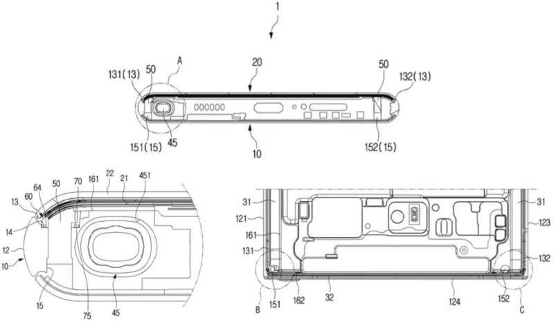 三星获曲面屏技术新专利 双层密封结构提高手机耐用和防水性