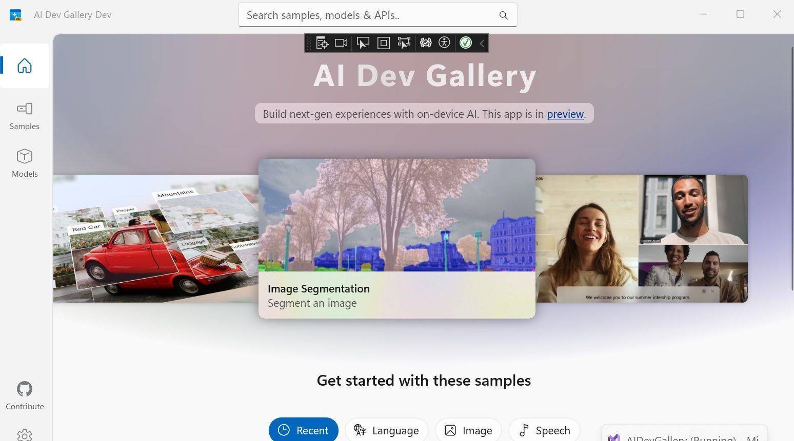 本地 AI 开发利器，初探微软 Win11 AI Dev Gallery 功能