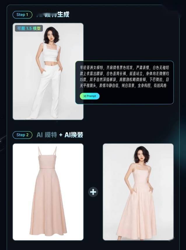 快手可图 1.5 图像模型发布：全新“AI 模特”功能上线