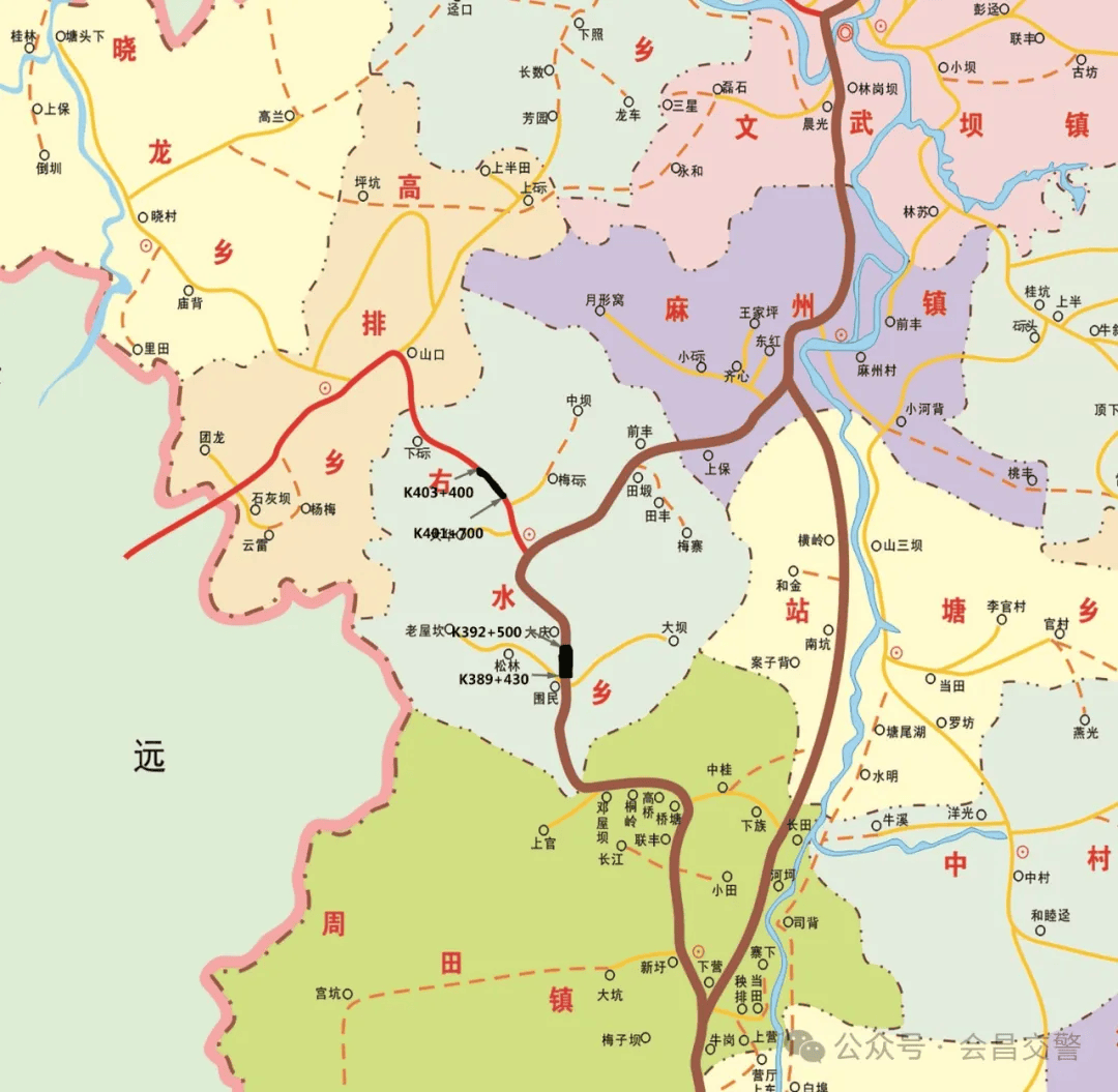 357国道会昌段因道路施工将实行交通管制