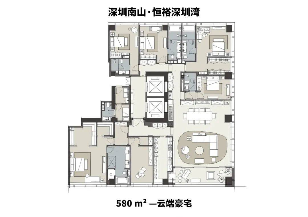 yabu雅布新作丨 恒裕深圳湾:简奢云端艺术藏家