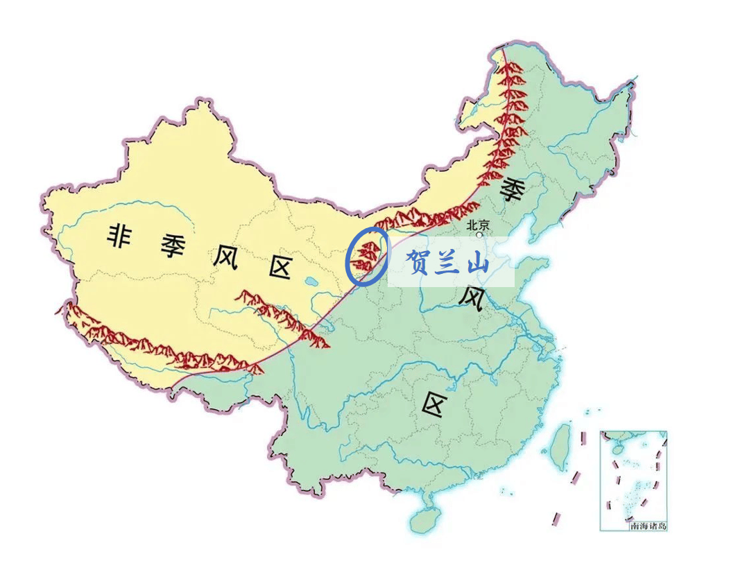 高差较大,构成一道天然屏障,不但是我国河流外流区与内流区的分水岭