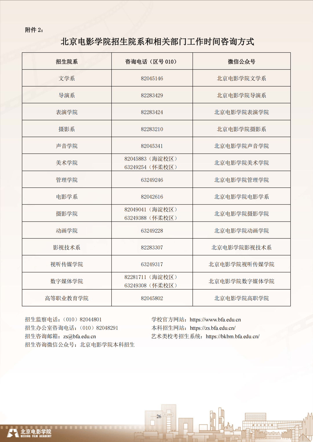 艺考生招生简章图片