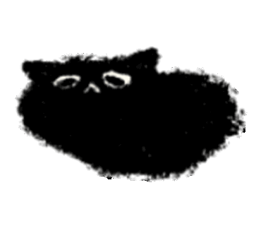 小表情 | 小黑猫煤球表情包