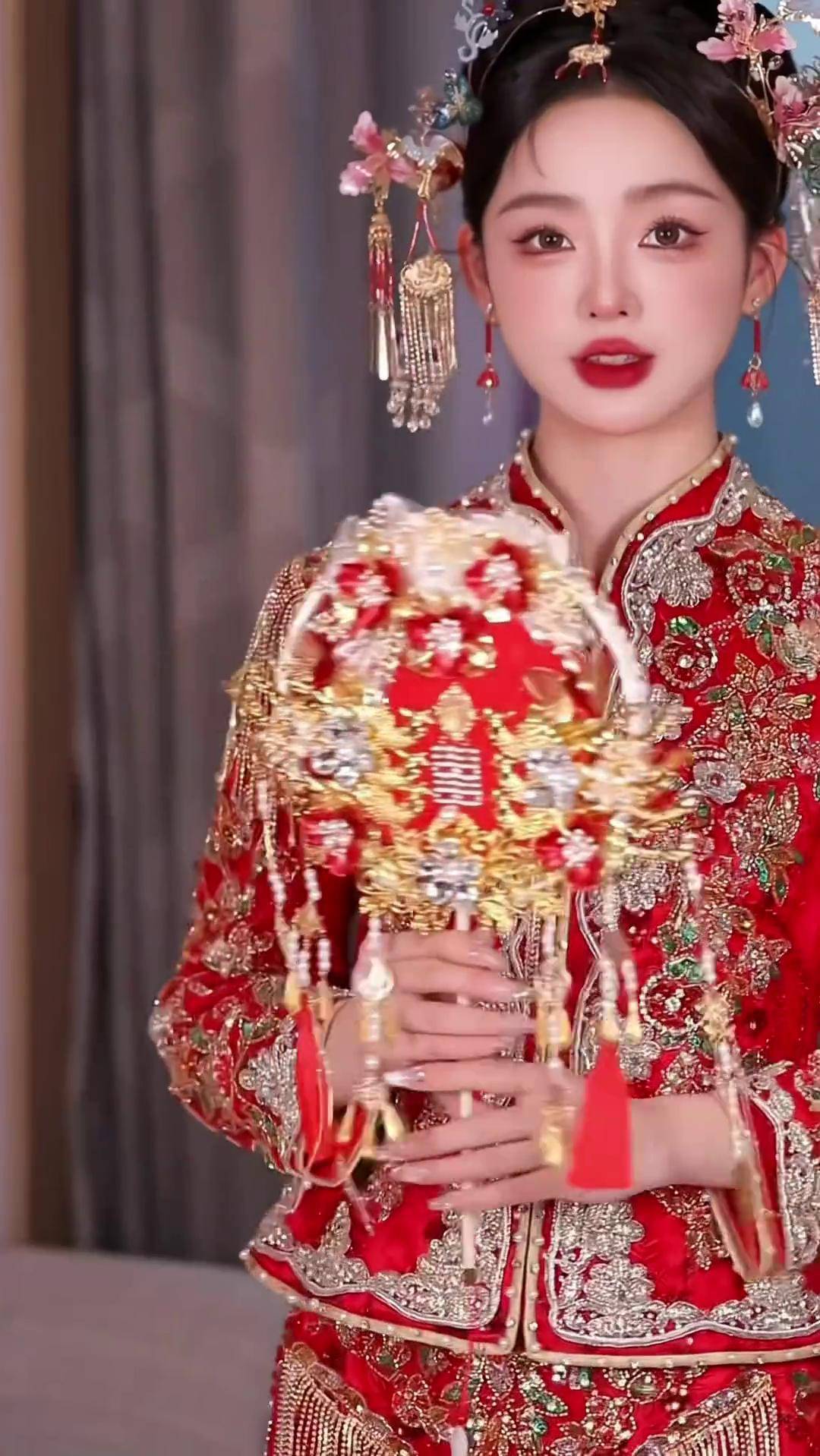 新娘结婚团扇 团扇 备婚日常 国风古韵 手工diy 备婚好物分享