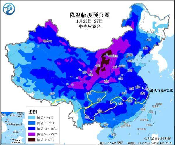 节前大寒潮将至！今冬来最强雨雪降温来袭