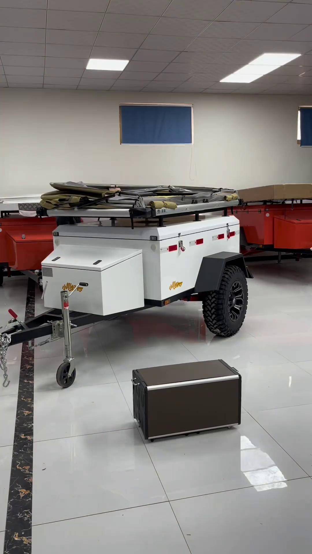 户外生活 露营车 移动厨房 小蝌蚪拖挂