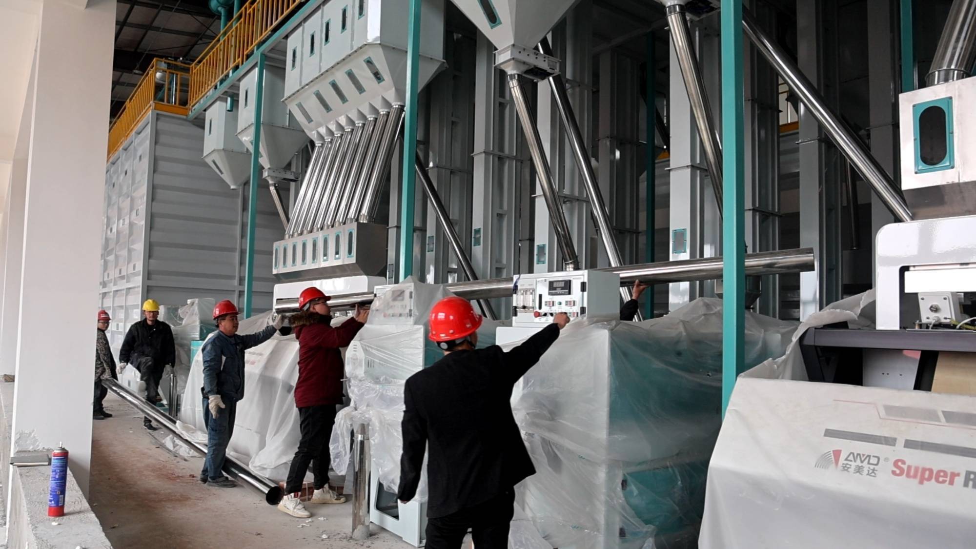 湖南涟源硕泰农业10万吨香米加工生产线蓄势待发