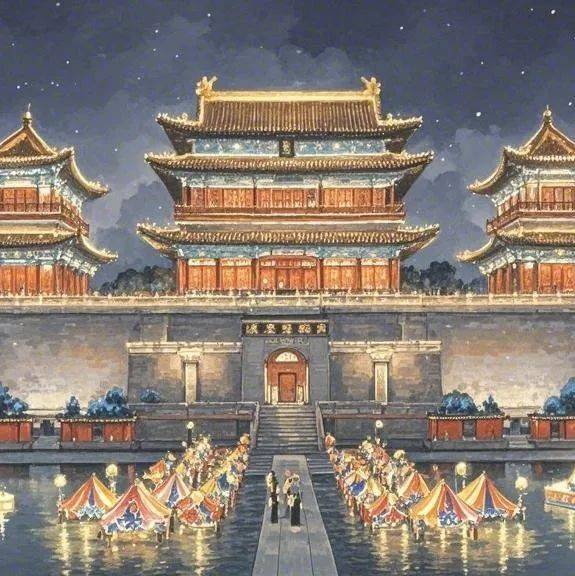 李树军丨中国古代的灯光_灯山_宣德楼_灯火