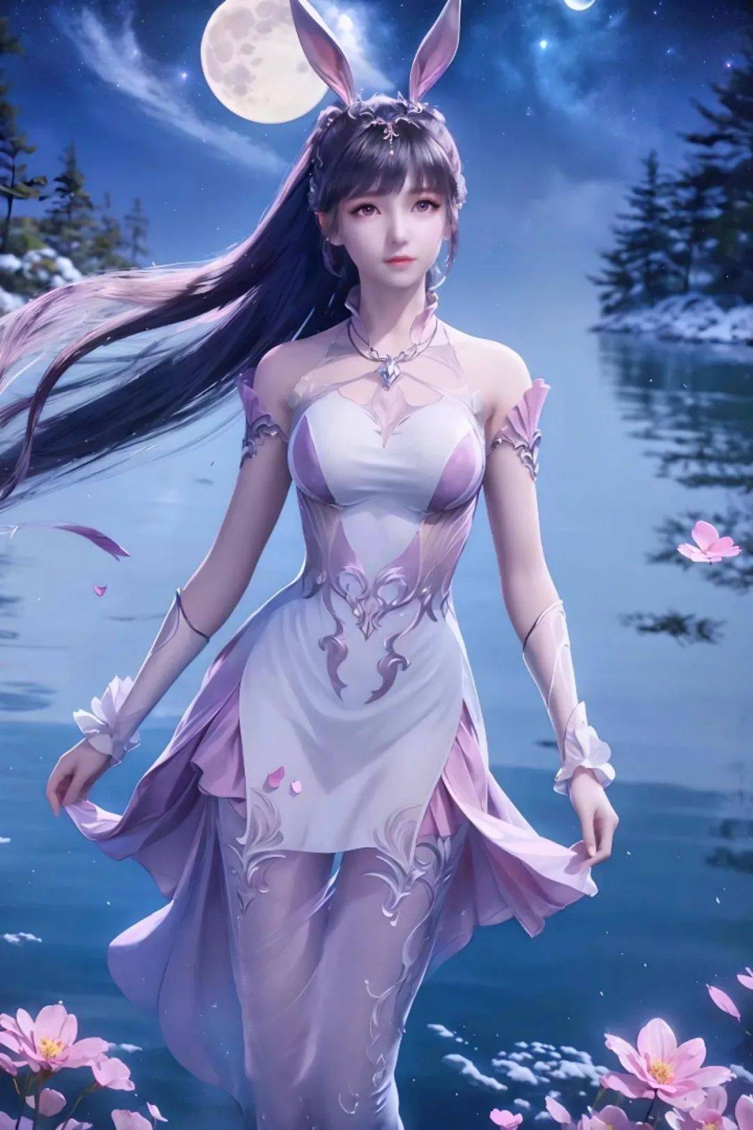 斗罗大陆小舞精美壁纸来了白丝美腿第六张太美了