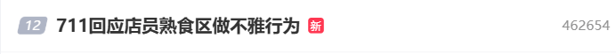 店员熟食区做不雅行为?711郑重声明 店员熟食区做不雅行为?711郑重声明