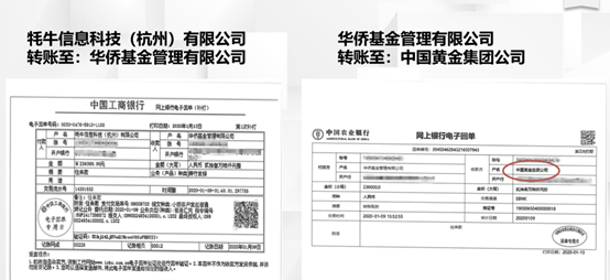 连华侨控股与中国黄金的银行流水也是假的。有员工在财务处的垃圾桶里找