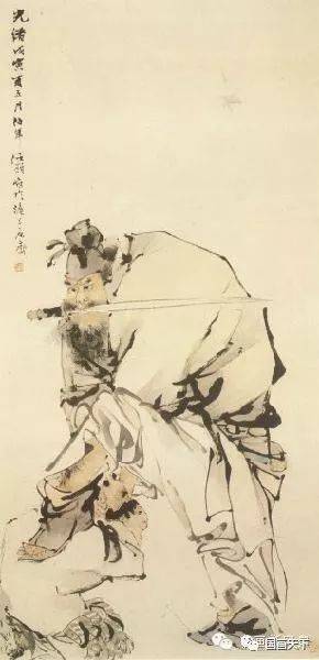 历代名家画钟馗,辟邪除灾_龚开_中山_局部