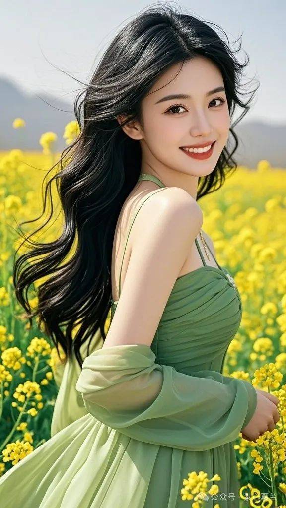 高清美女图:回眸一笑百媚生