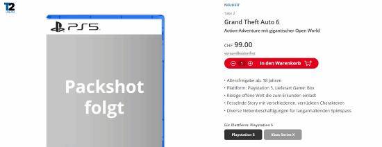 GTA6预购价惊人，真要800多元？