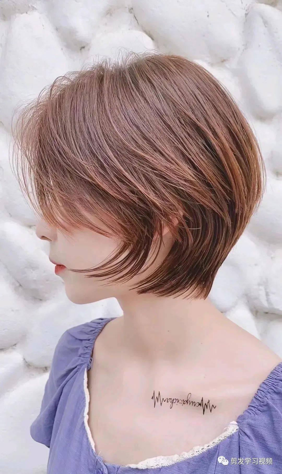 发廊精选简单好看波波短发