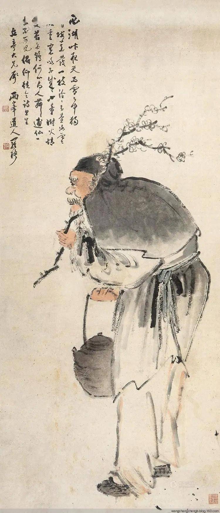 清代罗聘国画人物作品欣赏