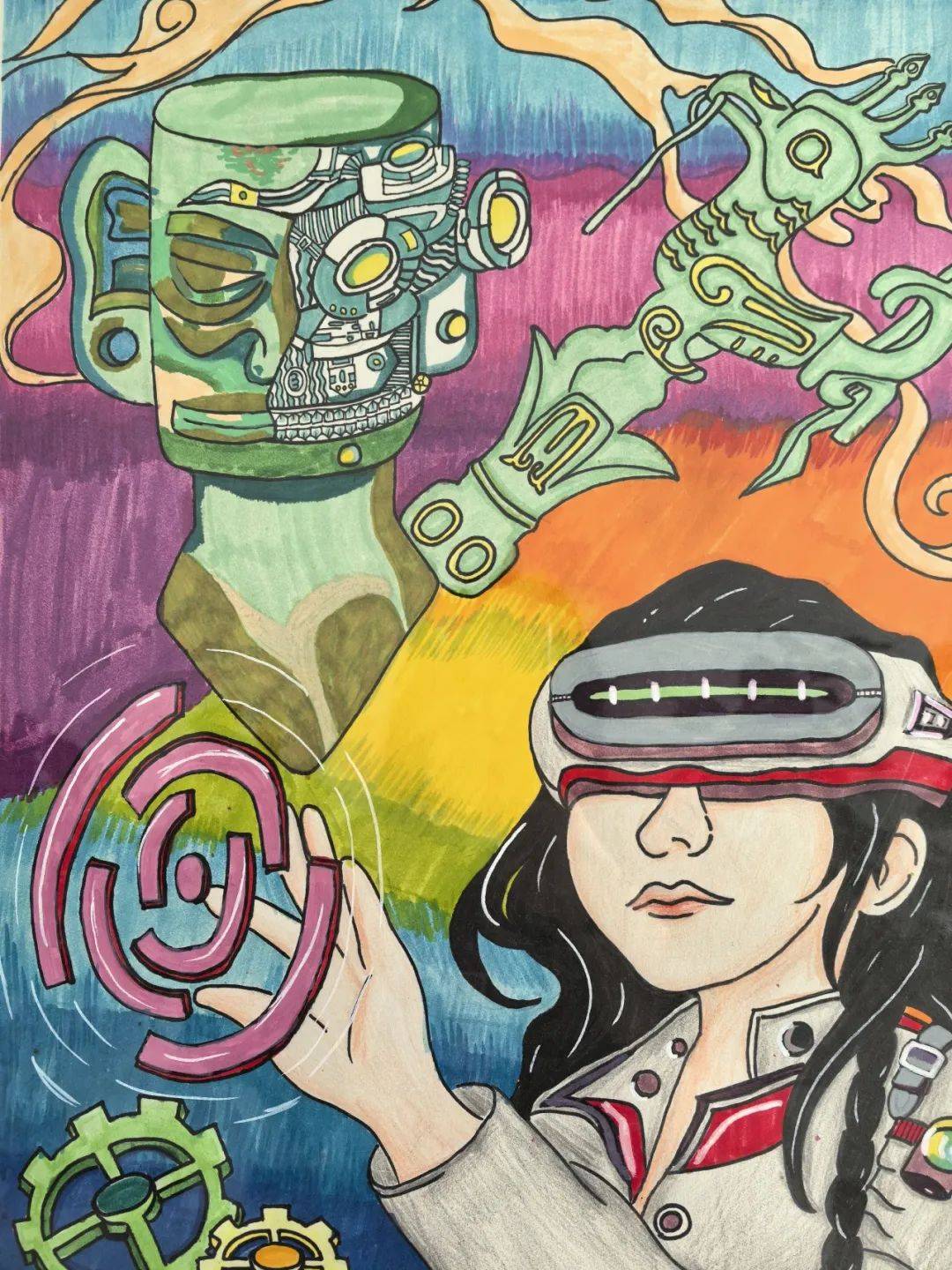 人工智能如何改变校园生活?看小画师笔下的ai生活图鉴